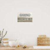 ウィンストンチャーチル感動的引用文機会 ポスター (キッチン)