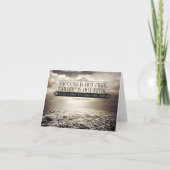 ウィンストンチャーチ感動的ル引用文「勇気」 サンキューカード (正面)