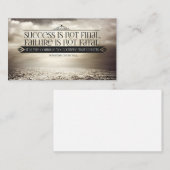 ウィンストンチャーチ感動的ル引用文「勇気」 ノートカード (正面/裏面)