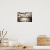 ウィンストンチャーチ感動的ル引用文「勇気」 ポスター (キッチン)