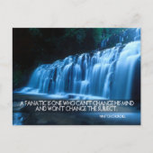 ウィンストンチャーチ感動的ル引用文「熱狂的」 ポストカード (正面)