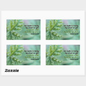 ウィンストンチャーチ感動的ル引用文「A life」 長方形シール (シート)