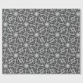 ウィンストン白黒 ラッピングペーパー (フラット)