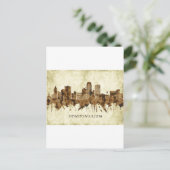 ウィンストン – サレムノースカロライナシティスケープ シーズンポストカード (スタンド正面)