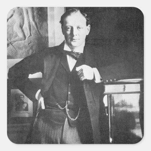 ウィンストン・スペンサー・チャーチル1904年 スクエアシール (正面)