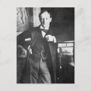 ウィンストン・スペンサー・チャーチル1904年 ポストカード