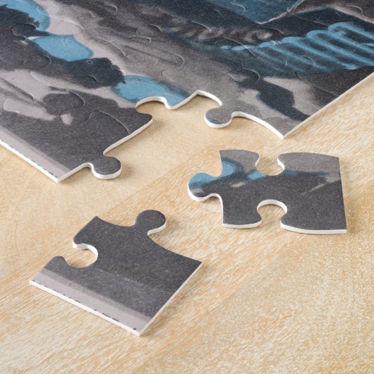 ウィンストン・チャーチルのイギリスの第2次世界大戦ポスターの重版 ジグソーパズル (側面)