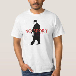 ウィンストン・チャーチルのスポーツ無し Tシャツ