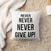 ウィンストン・チャーチルの名言 モチベーション向上 クッション (ブランケット)