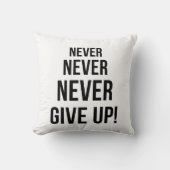 ウィンストン・チャーチルの名言 モチベーション向上 クッション (正面)