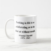 ウィンストン・チャーチルの引用文13a コーヒーマグカップ (左)