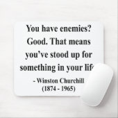 ウィンストン・チャーチルの引用文3a マウスパッド (マウス)