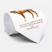 ウィンストン・チャーチルの馬のタイ ネクタイ (ロール)