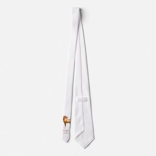 ウィンストン・チャーチルの馬のタイ ネクタイ (裏面)