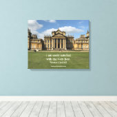 ウィンストン・チャーチル引用文、ブレンハイム最高の100000 キャンバスプリント (インサイチュ (ウッドフロア))