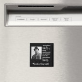 ウィンストン・チャーチル引用文「悲観主義の人が見ると…」 マグネット (インサイチュ (食洗機))