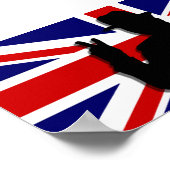 ウィンストン・チャーチル英国ブルドッグ ポスター (角)