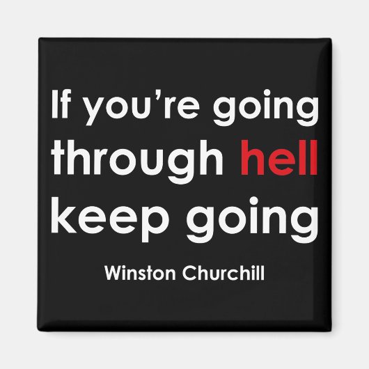 ウィンストン・チャーチル マグネット (正面)