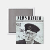 ウィンストン・チャーチル マグネット (正面/裏面)