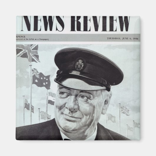 ウィンストン・チャーチル マグネット (正面)