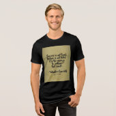 ウィンストン・チャーチル 引用; 成功 トライブレンドTシャツ (正面全面)
