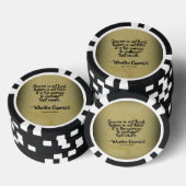 ウィンストン・チャーチル 引用; 成功 ポーカーチップ (積み重ね)