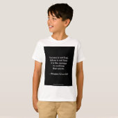 ウィンストン・チャーチル 引用; 成功 2.0 Tシャツ (正面フル)