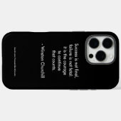 ウィンストン・チャーチル 引用; 成功 Case-Mate iPhoneケース (裏面 (横))