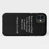 ウィンストン・チャーチル 引用; 成功 Case-Mate iPhoneケース (裏面(横))