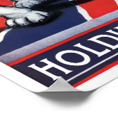 ウィンストン・チャーチル – 線を持って! ポスター (角)