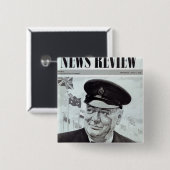 ウィンストン・チャーチル 缶バッジ (正面&裏面)