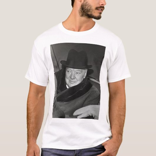 ウィンストン・チャーチル Tシャツ (正面)