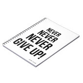 ウィンスト与えン・チャーチルを決してやる気を起こさせるない ノートブック (左側)