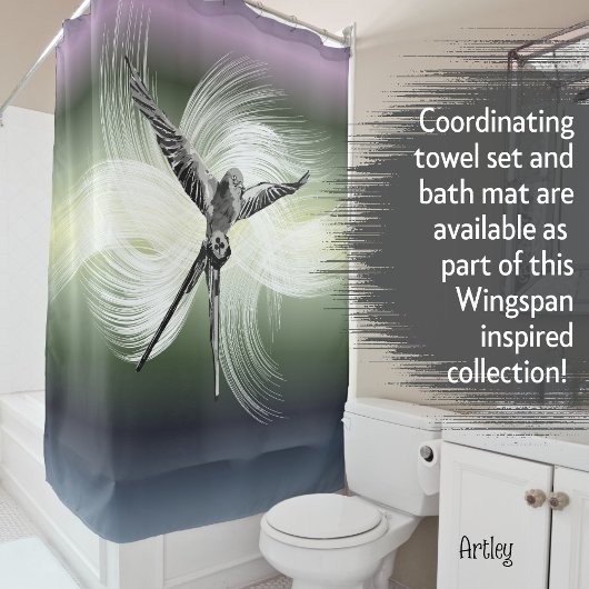 ウィンスパンインスパイアボードゲームテーブルトップゲーマーパステル シャワーカーテン