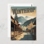 ウィンスロップヴィンテージ ポストカード (正面/裏面)