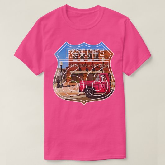 ウィンスローアリゾナの66イーグルズソングタックのコーナー Tシャツ (デザイン正面)