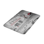 ウィンスローアリゾナ赤いスプラッシュ写真 バスマット (アングル)