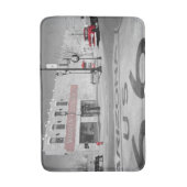 ウィンスローアリゾナ赤いスプラッシュ写真 バスマット (正面縦)