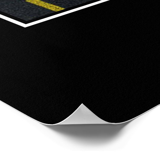 ウィンスローアリゾナ66号線からの挨拶 ポスター (角)