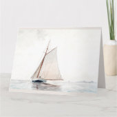 ウィンスローホーマーによるグロスターセーリングオフ カード (正面)