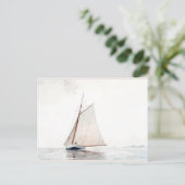 ウィンスローホーマーによるグロスターセーリングオフ シーズンポストカード (スタンド正面)