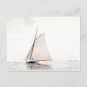 ウィンスローホーマーによるグロスターセーリングオフ シーズンポストカード (正面)