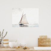 ウィンスローホーマーによるグロスターセーリングオフ ポスター (キッチン)