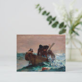 ウィンスローホーマーによるニリングネット(1885) ポストカード (スタンド正面)