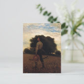 ウィンスローホーマーによるラークの歌 ポストカード (スタンド正面)