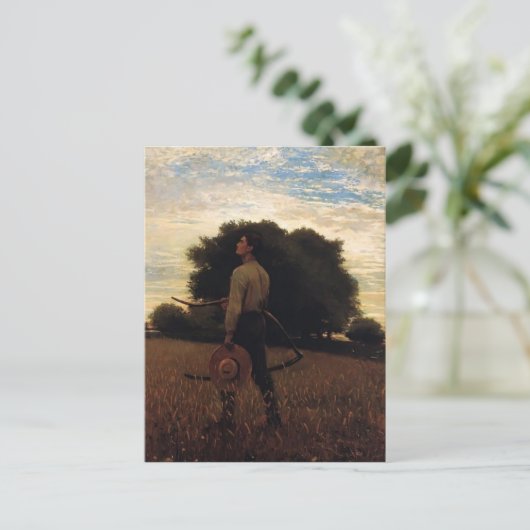 ウィンスローホーマーによるラークの歌 ポストカード (スタンド正面)