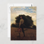 ウィンスローホーマーによるラークの歌 ポストカード (正面/裏面)