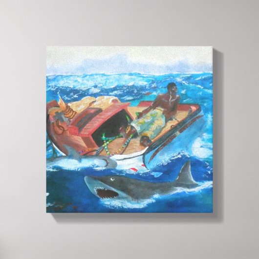 ウィンスローホーマーのガルフストリームが再び訪れた キャンバスプリント (正面)