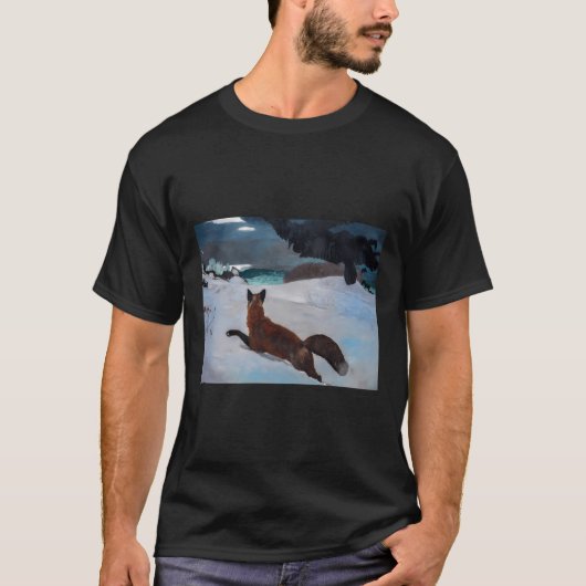 ウィンスローホーマーキツネ狩り Tシャツ (正面)