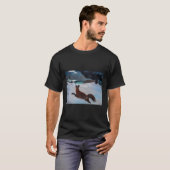 ウィンスローホーマーキツネ狩り Tシャツ (正面フル)